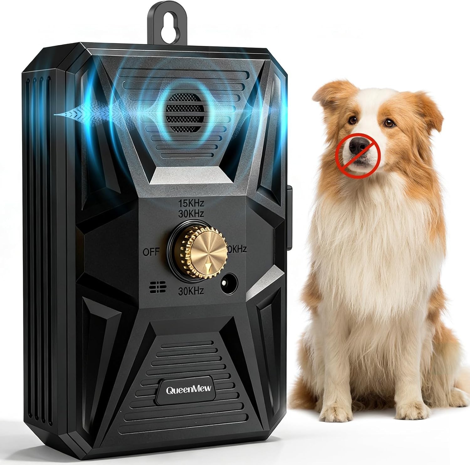 Effective Ultrasonic Bark Control Device - 3 Modes, Rechargeable & Portable