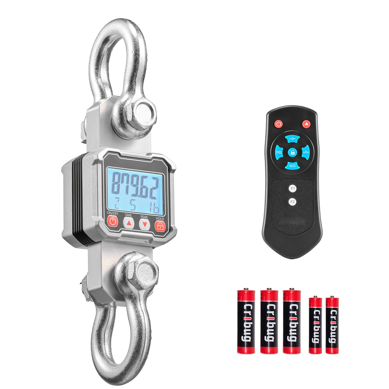 Uimoso Digital Crane Scale 6600 lbs/3000 kg Industrial Heavy-Duty Hanging Scale
