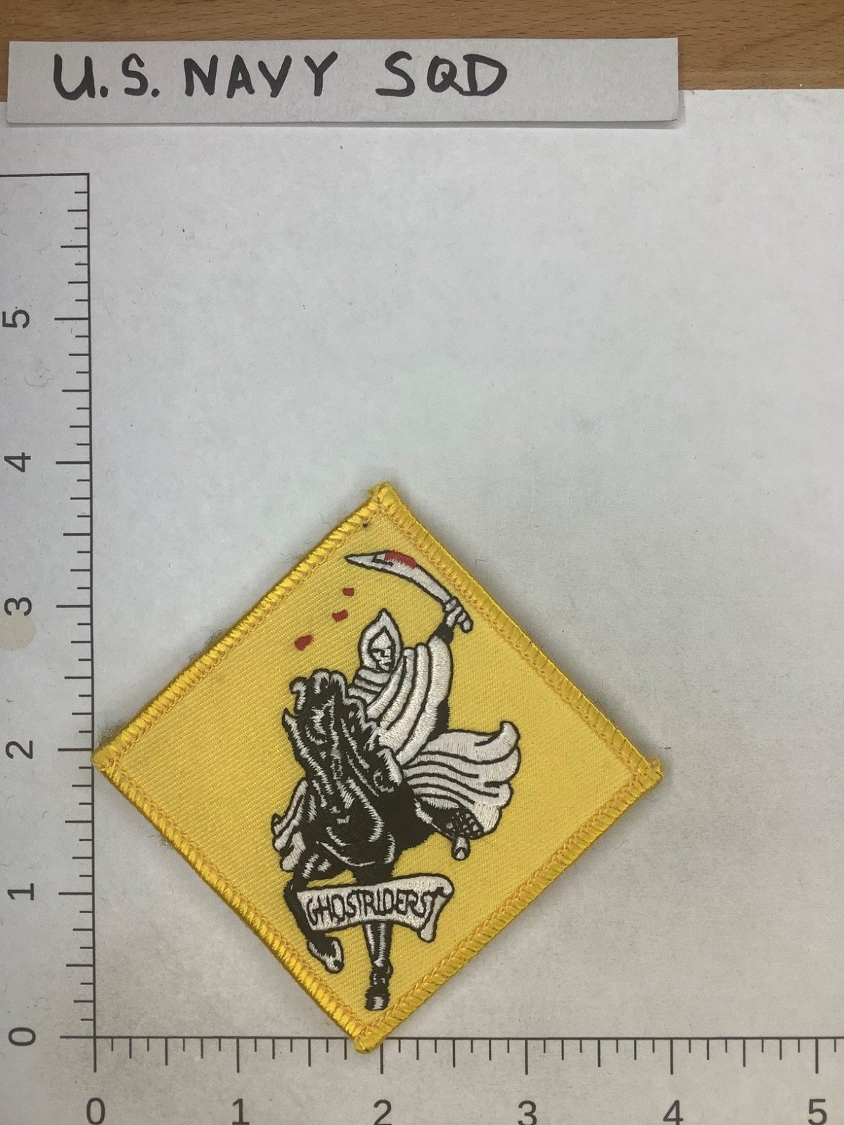 US NAVY VF-142 GHOST RIDERS  SQUADRON PATCH