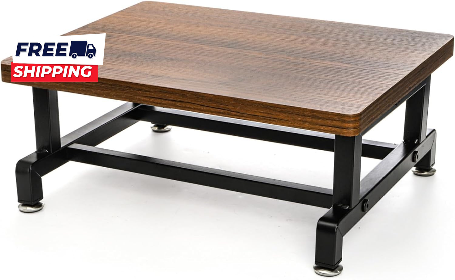 Wood One Step Stool Anti Slip Bed Steps Stool for High Beds Riser for Adults