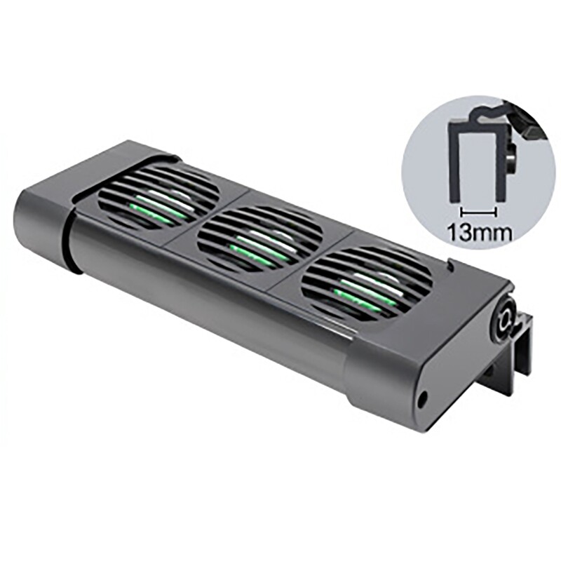 3 Fan Heads Silent Fish Tank Cooling Fan 135° Rotation Aquarium Fish Cooling New
