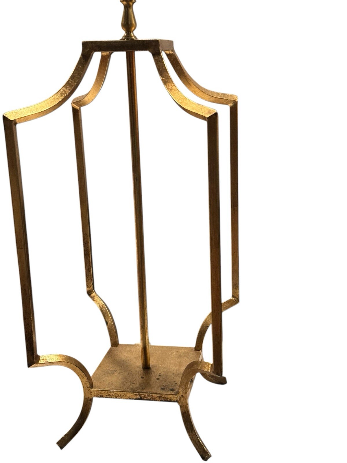 Worlds Away Wyndham Gold Leaf Iron Lamp