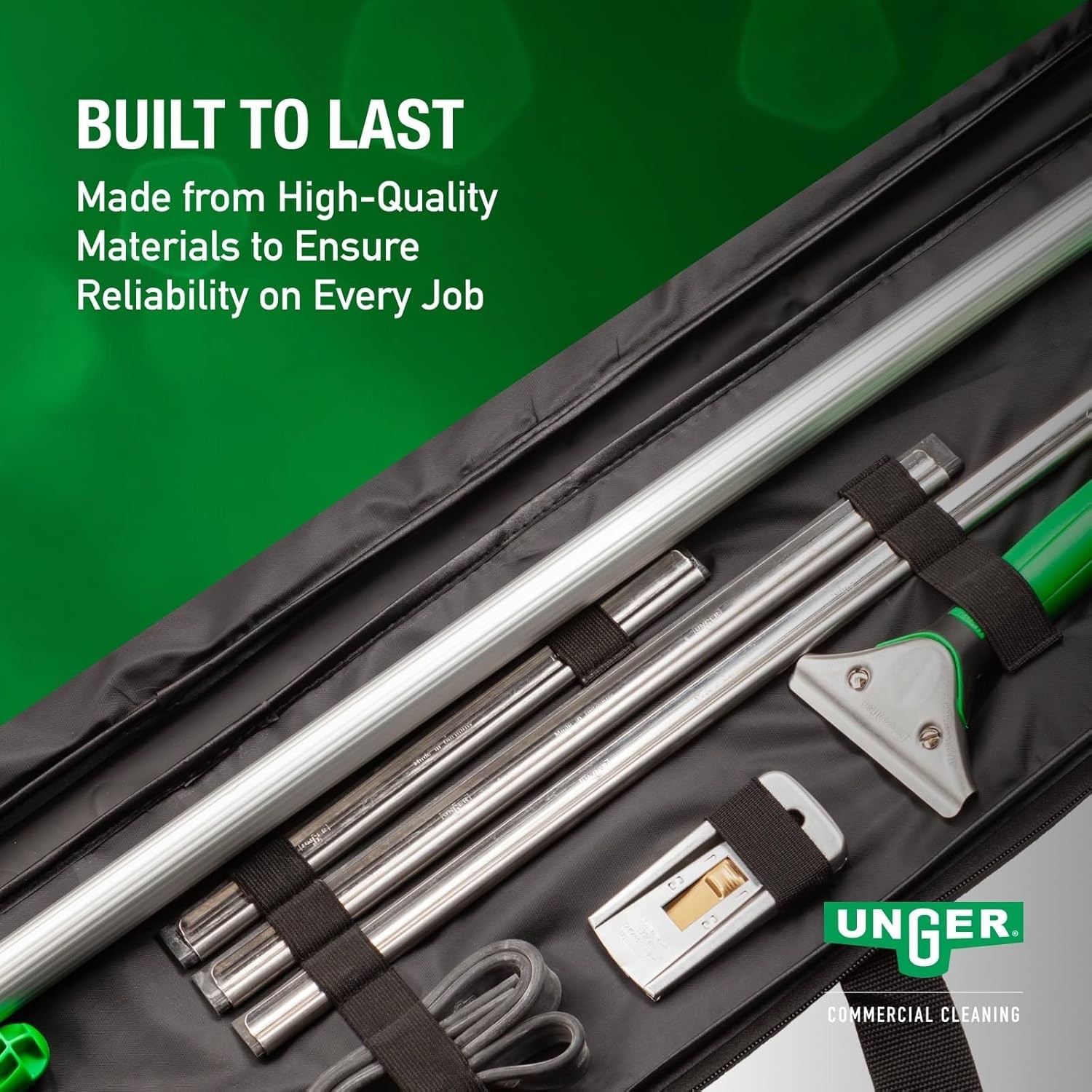 Unger Commercial Window Cleaning Kit - Complete ErgoTec Set