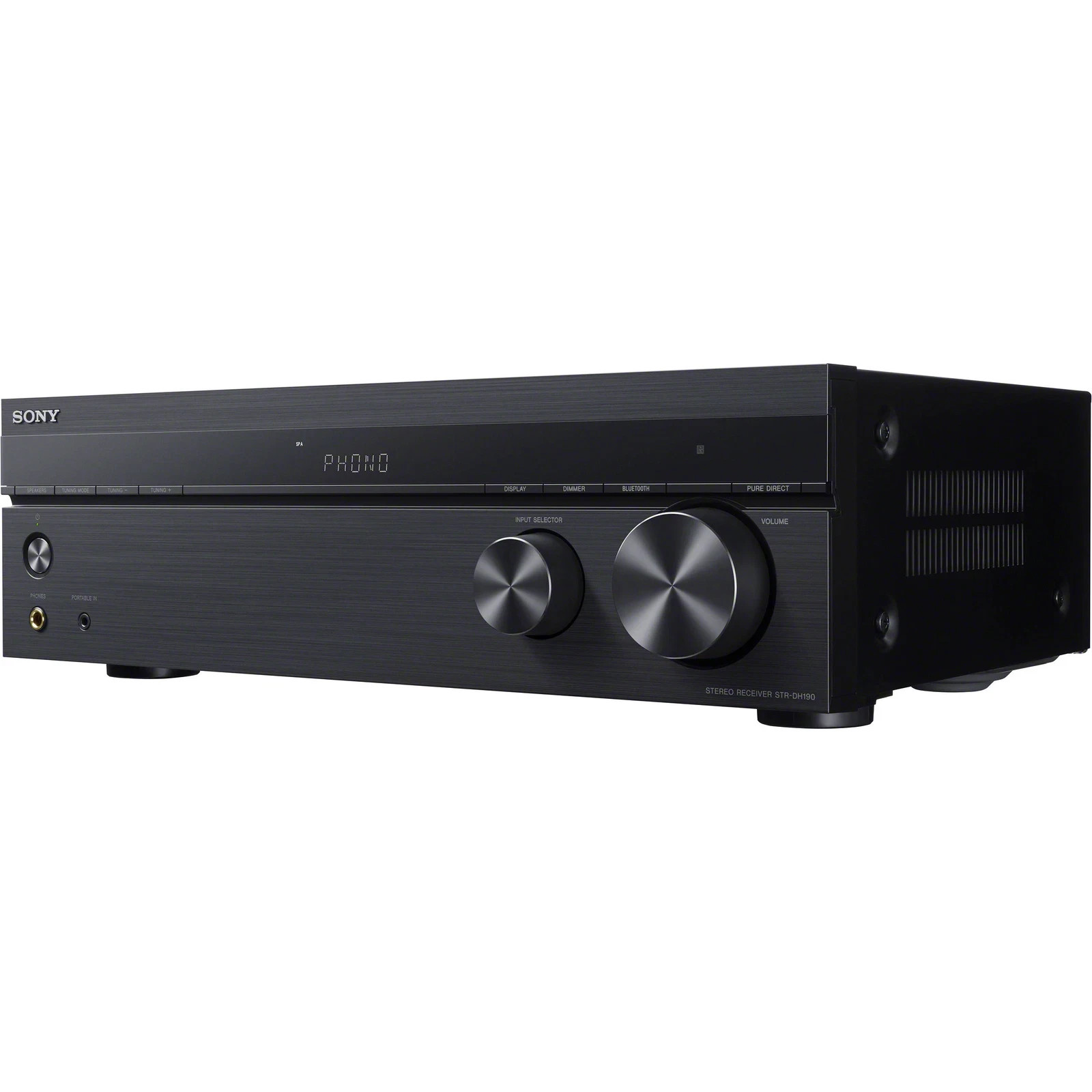 Sony 2-Channel Stereo Receiver with Bluetooth Phono & Aux Input - STR-DH190