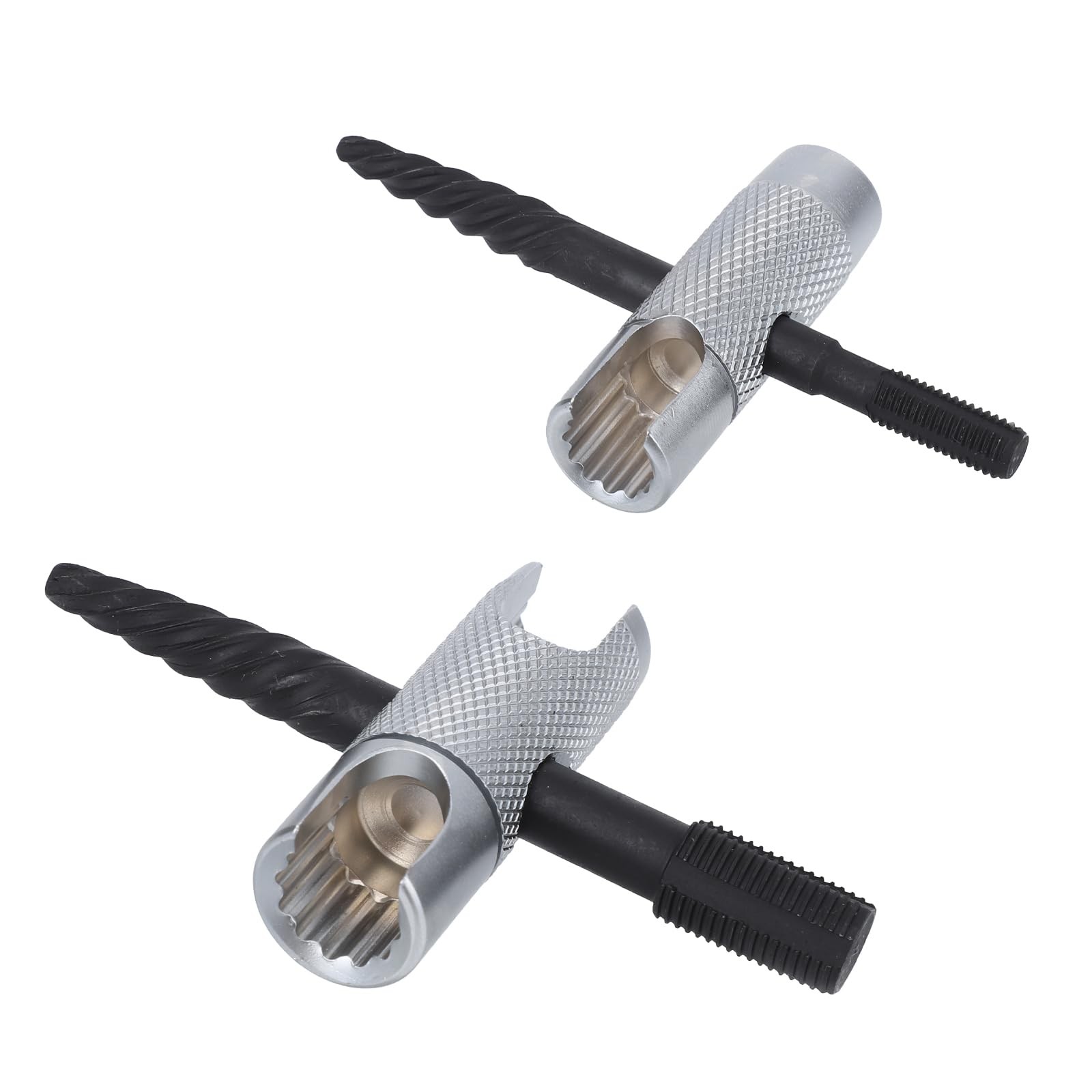 2 PCS Grease Fitting Tool 4in1 Zerk Fitting Installer Remover Rethreading