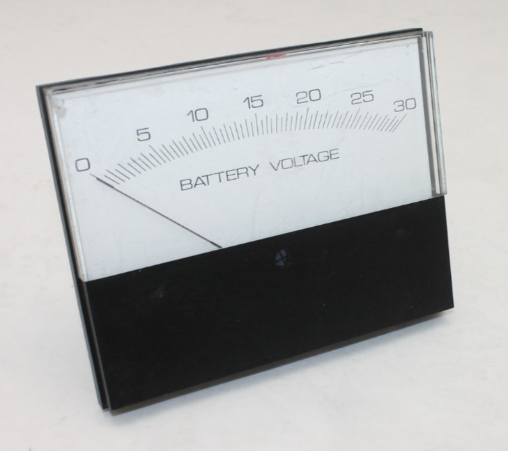 Analog Battery Voltage Panel Meter