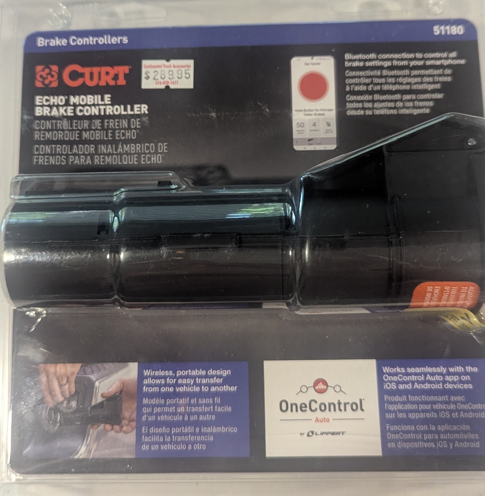 CURT Wireless Trailer Brake Controller 51180 - New In Box - Ships Fast