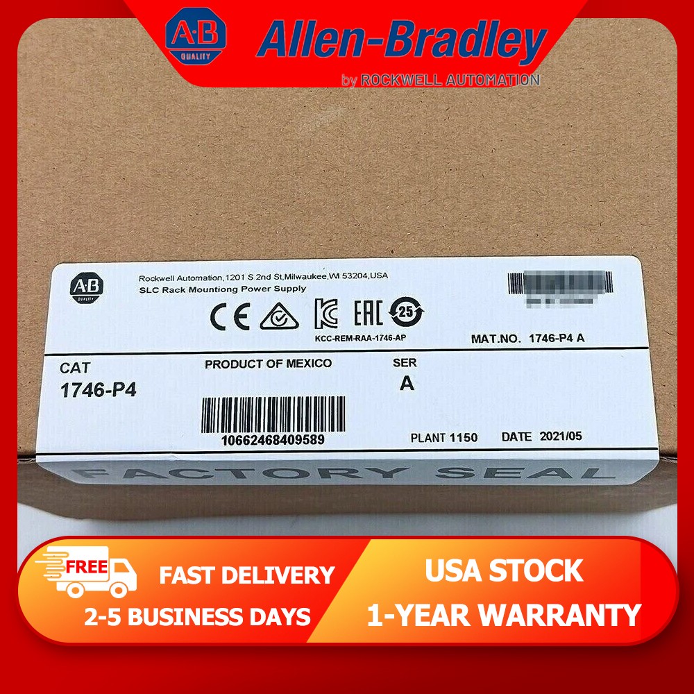New AB 1746-P4 AB NEW PLC 1746-P4 SLC 500 Power Supply Module US Same Day Ship