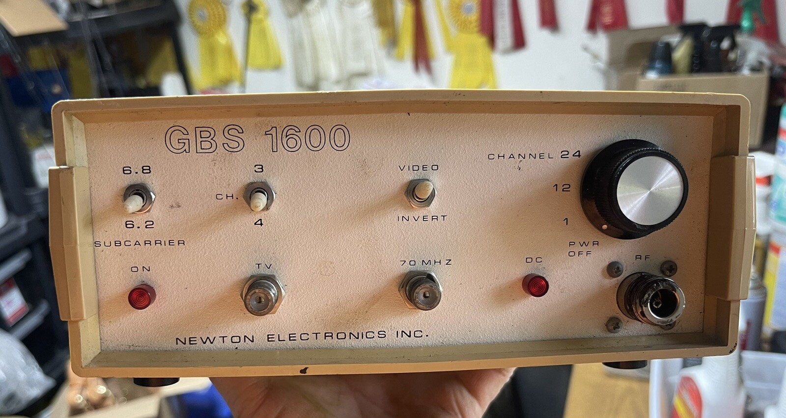 C-band dish test equipment