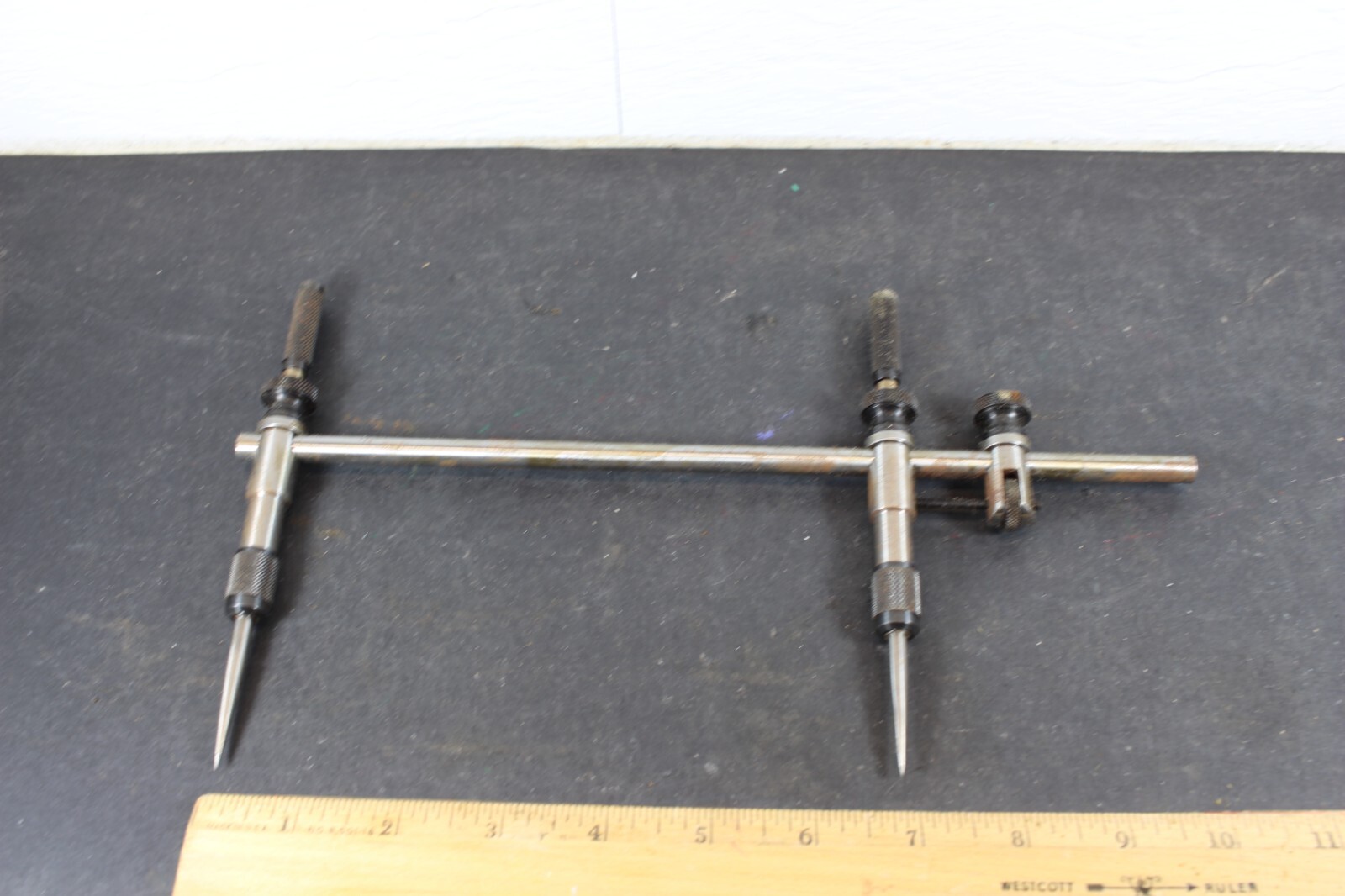 Starrett No.251A Steel Beam Trammels with 10-1/2 in. Beam