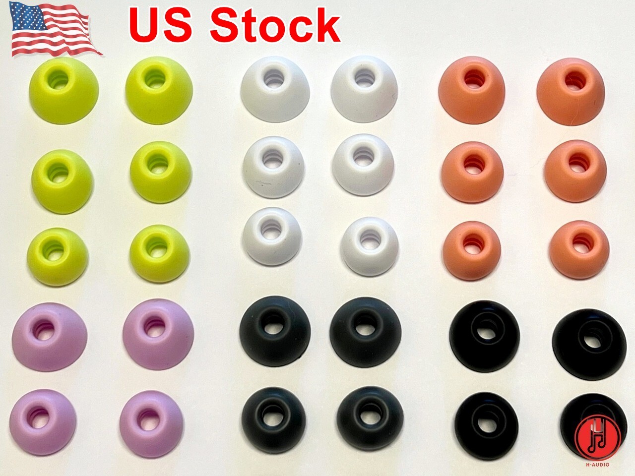 3 Pairs Silicone Ear Tips for Beats Fit Pro – Authentic Eartips US Stock – S/M/L