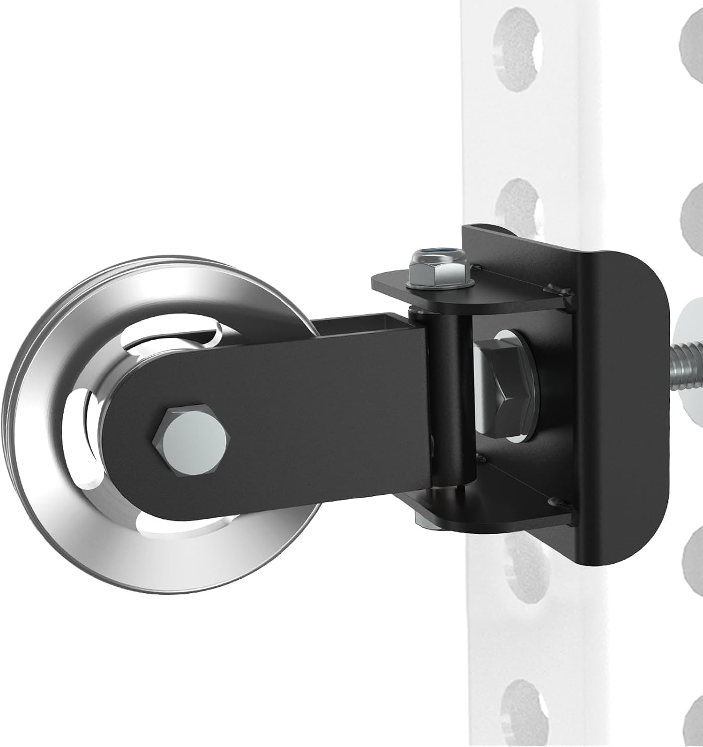 Aluminum Alloy Rotating Pulley Attachment for 3×3 Power Racks, Heavy-Duty Cab...