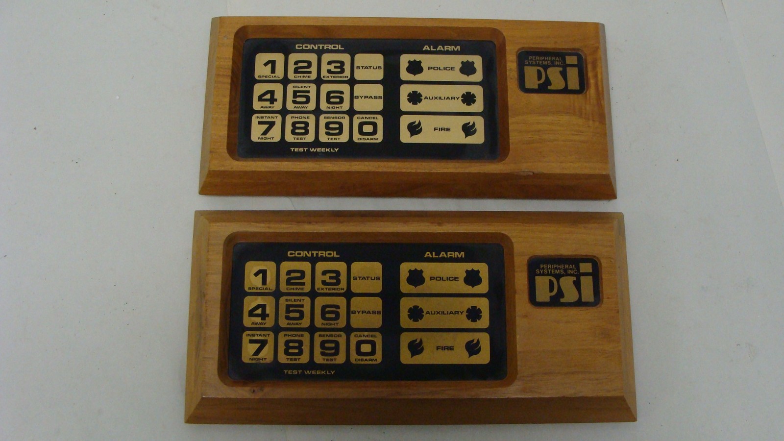 ITI  WALL MOUNT WIRELESS WOODGRAIN KEYPAD SXIV SX4 340MHZ LOT OF 2