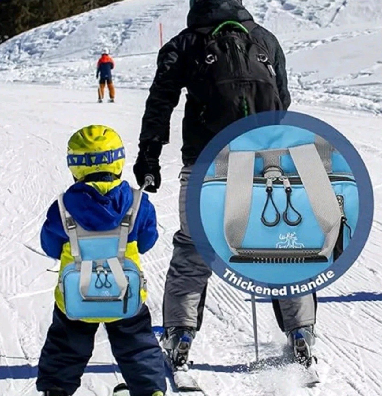DEERFAMY Ski and Snowboard Harness Trainer for Kids Teach Child the Fundamentals