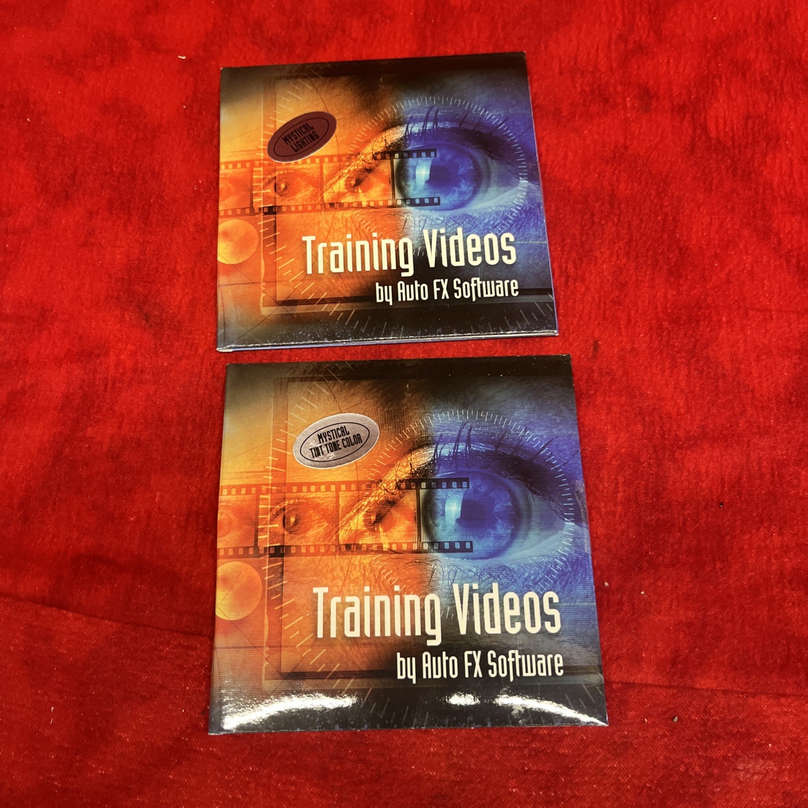 LOT OF 2 TRAINING VIDEOS AUTO FX SOFTWARE CD-ROM PHOTOGRAPHY (r11)