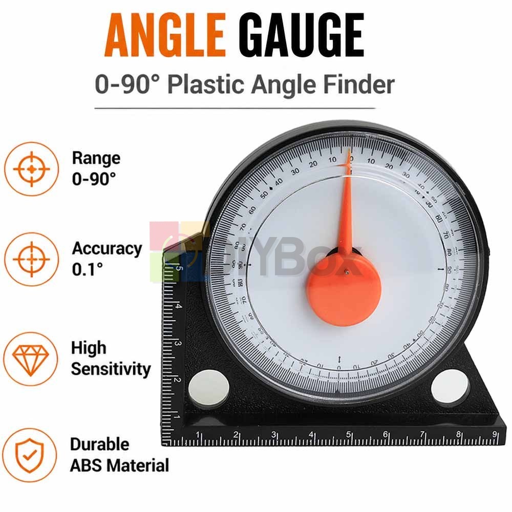 Magnetic Digital Protractor Meter Angle Finder GaugeDial Inclinometer Measuring