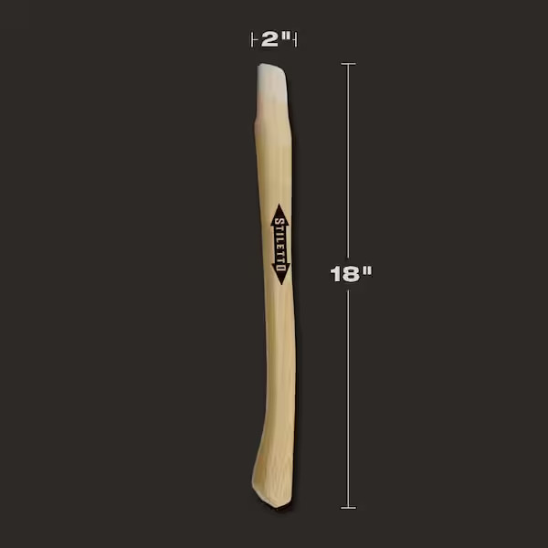 NEW Stiletto Curved Hickory Wood Hammer Handle 18 Inches Length Axe Eye