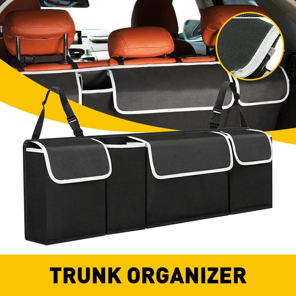 Trunk Cargo Organizer Folding Collapsible Storage Box Truck Car Auto SUV Bin Bag