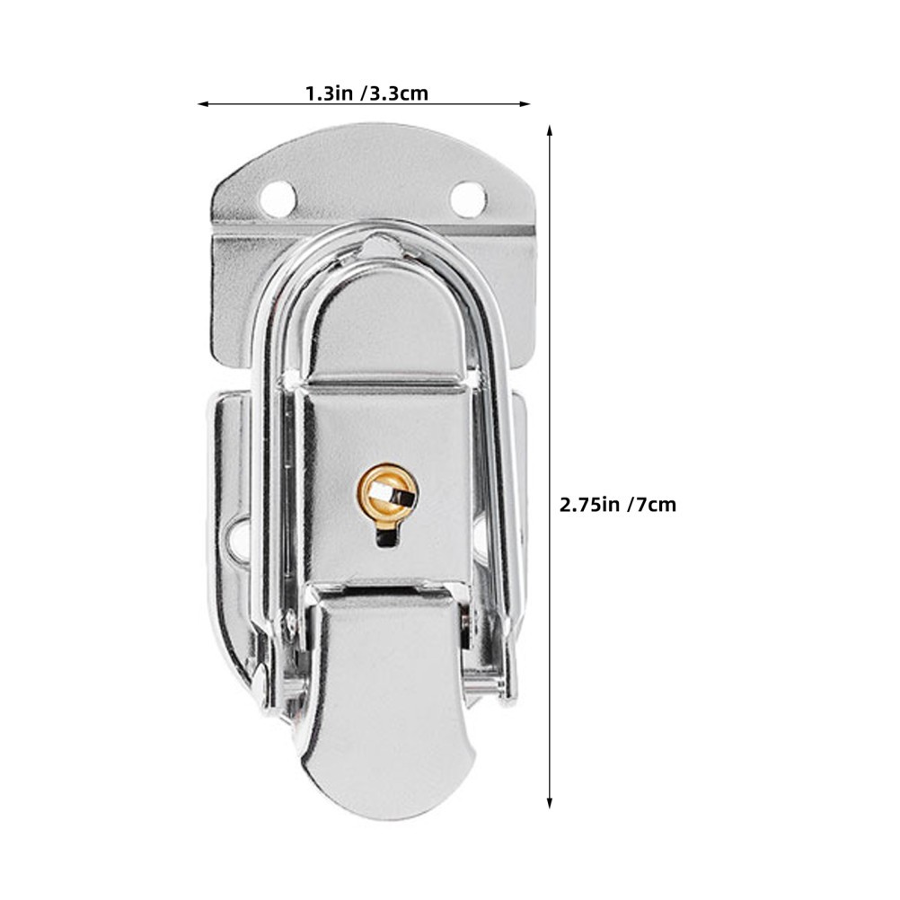 4 Pcs Metal Latch Box Replacement Jewelry Clasp Small Latches Hardware
