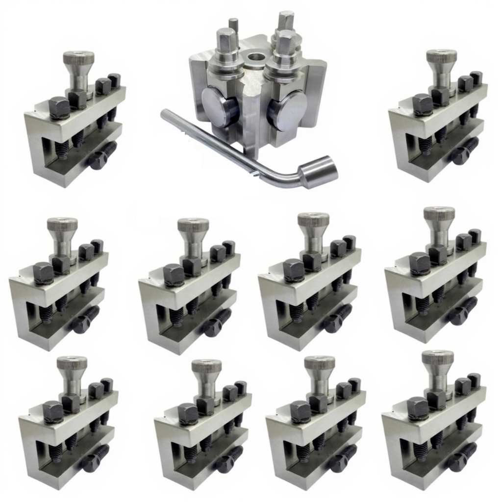 T2 Quick Change Tool Post Set 10 Holders Dixon Type Lathe 26mm