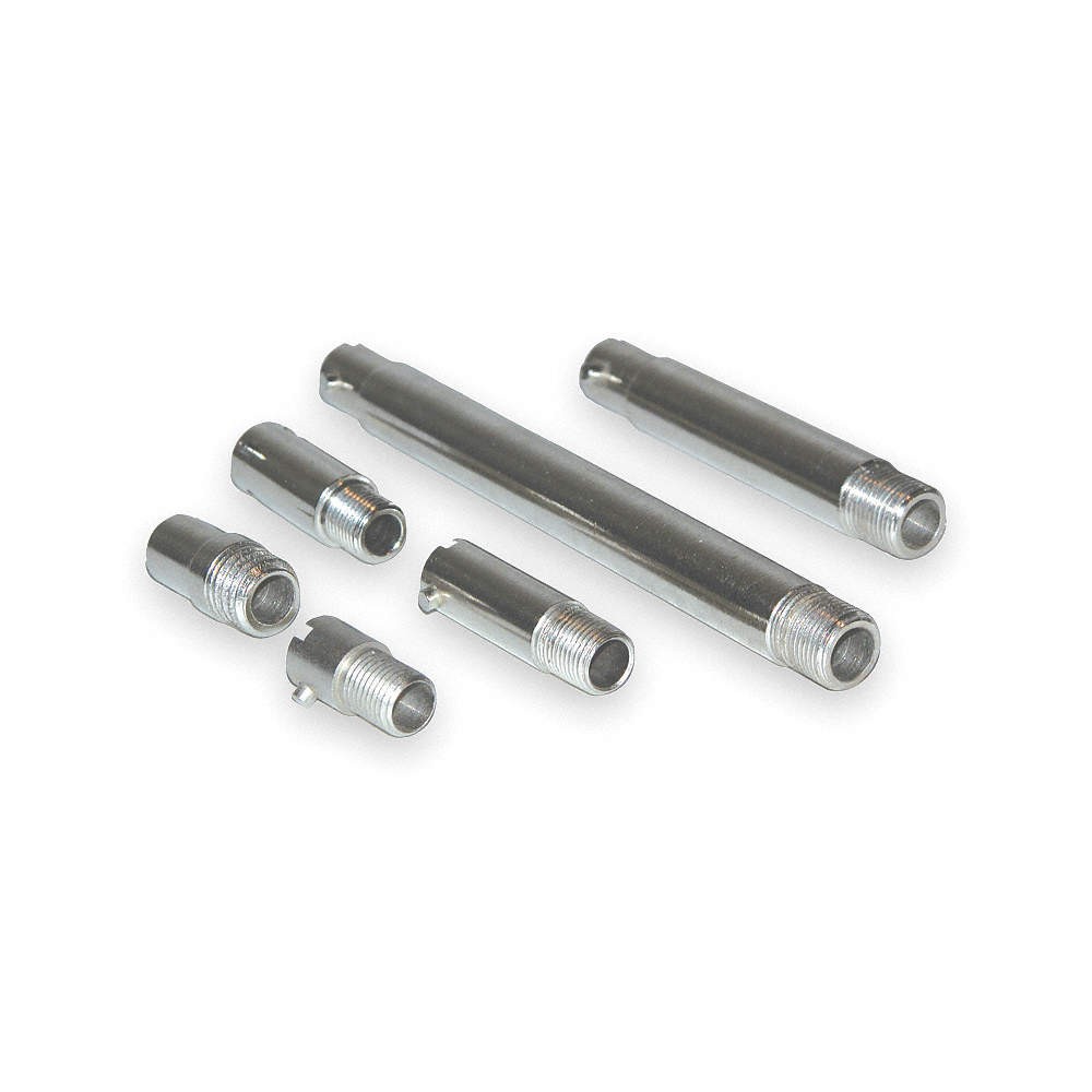 TEMPCO TCA-104-118 Bayonet Adapter,1/8-27 NPT,L 2,Slvr PK 10