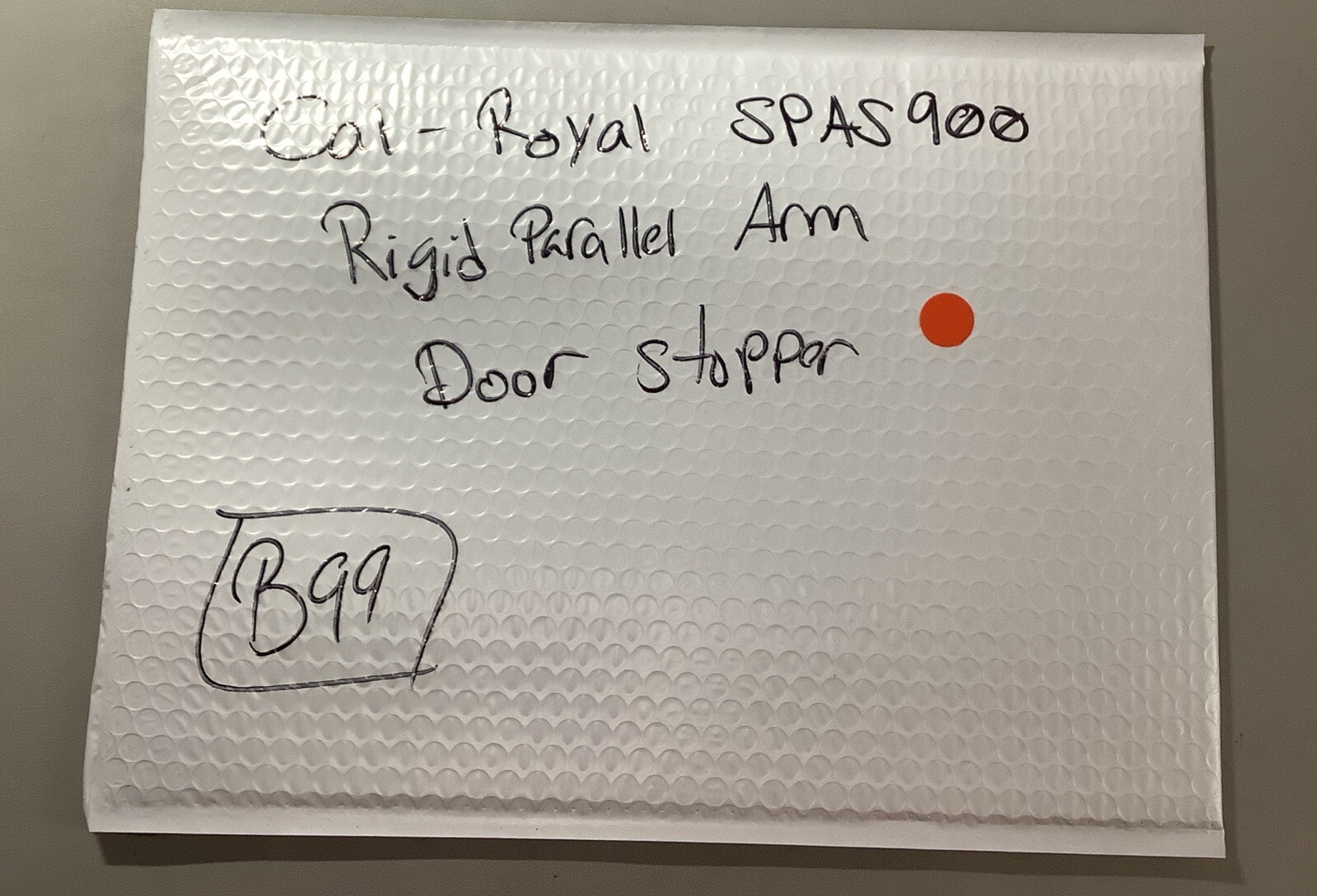 Cal-Royal SPAS900 Rigid Parallel Arm Door Stopper (b99)