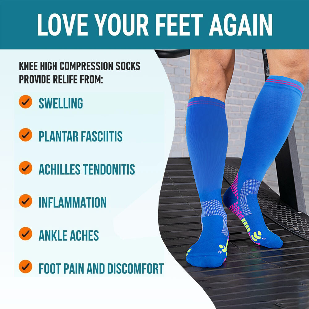 Compression Stockings 30-40 mmHg Knee High Graduated Therapeutic Socks Support