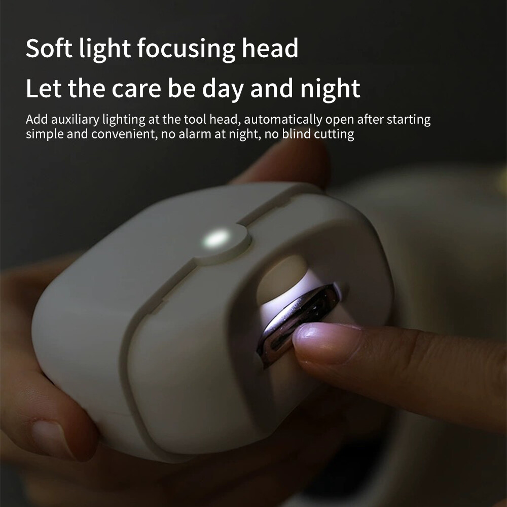 USB electric nail clipper Automatic nail clipper with trimmer