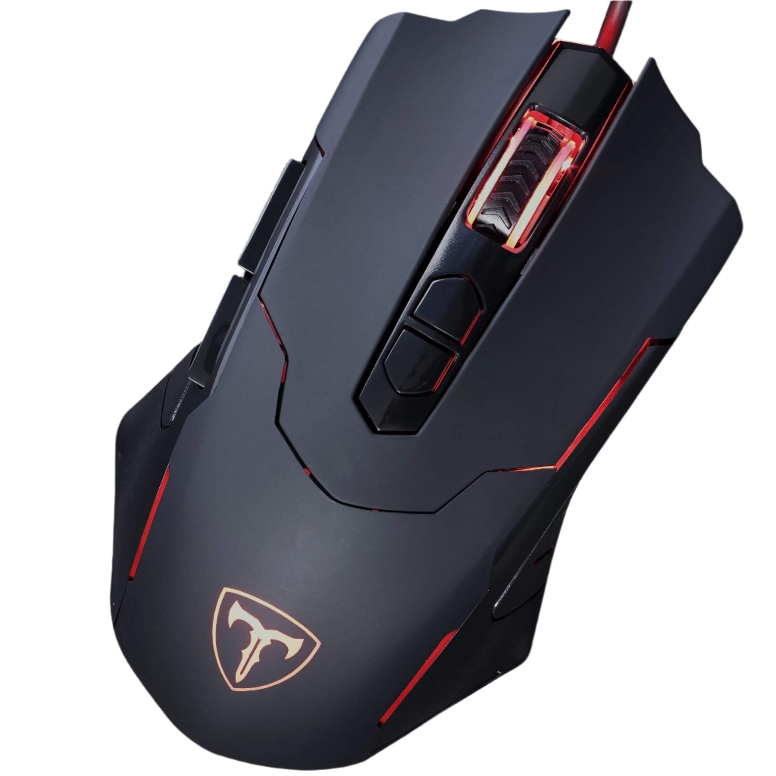 Pictek T7 Wired Gaming Mouse - 7200 DPI, 7 Programmable Buttons, RGB Lighting