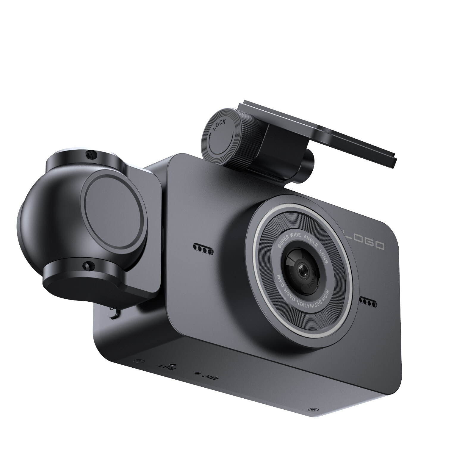 170° Car Dash Camera Three Lens Front/Rear/Inside View Motion Detection G-senor