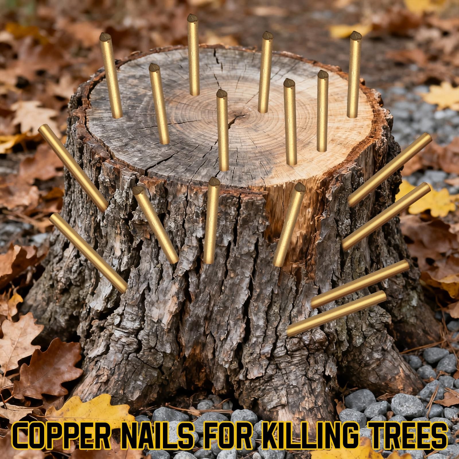 Therwen 12 Pack Brass Flint Knapping Tool 3.5 Inch Nails Flint Knapping Tools...
