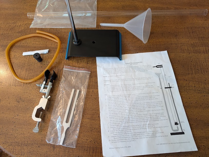 Acoustic Resonance Apparatus / Sound Measurement Kit Home Science Tools
