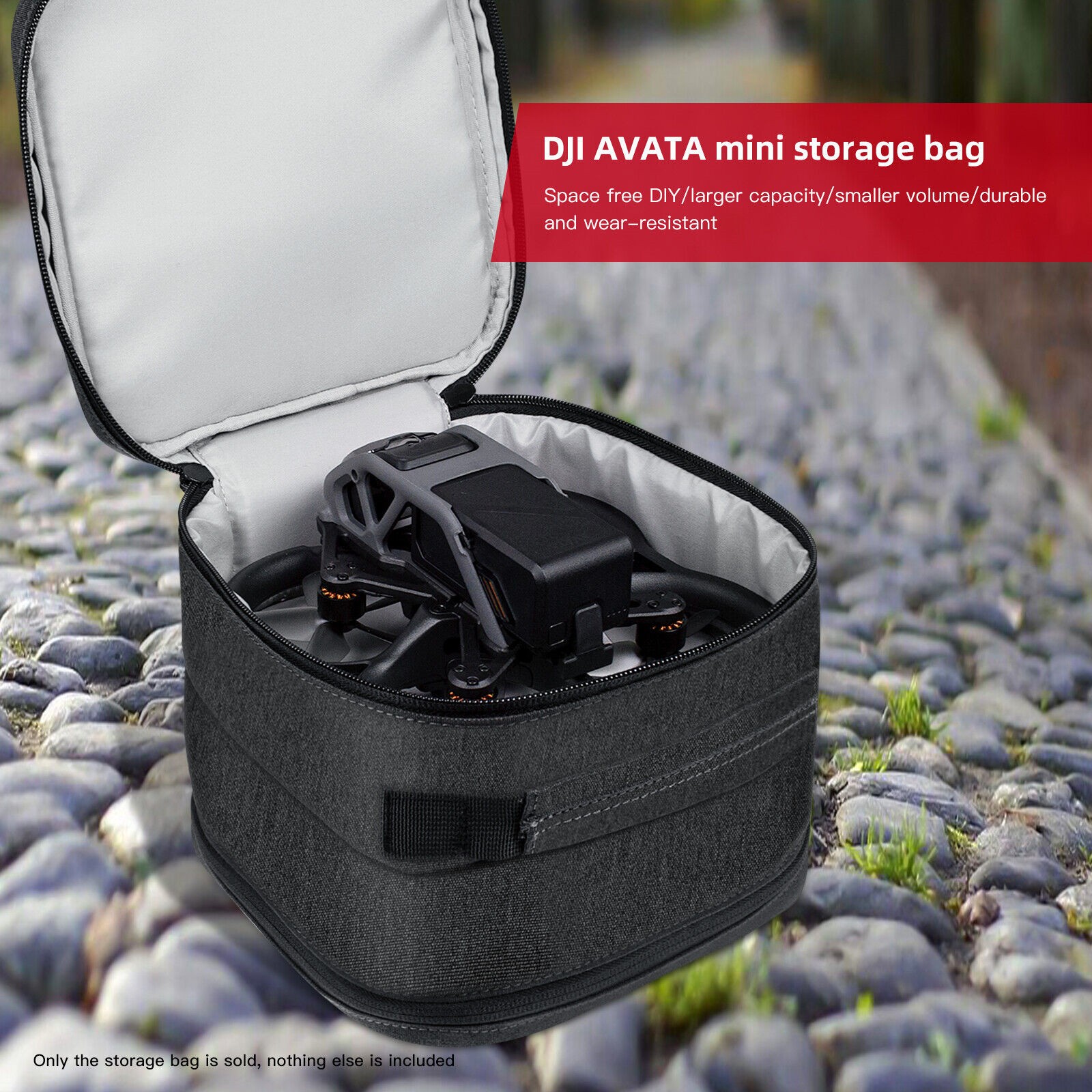 Polyester Storage Bag Handbag Double Layer Suitcase Box For DJI Avata Drone