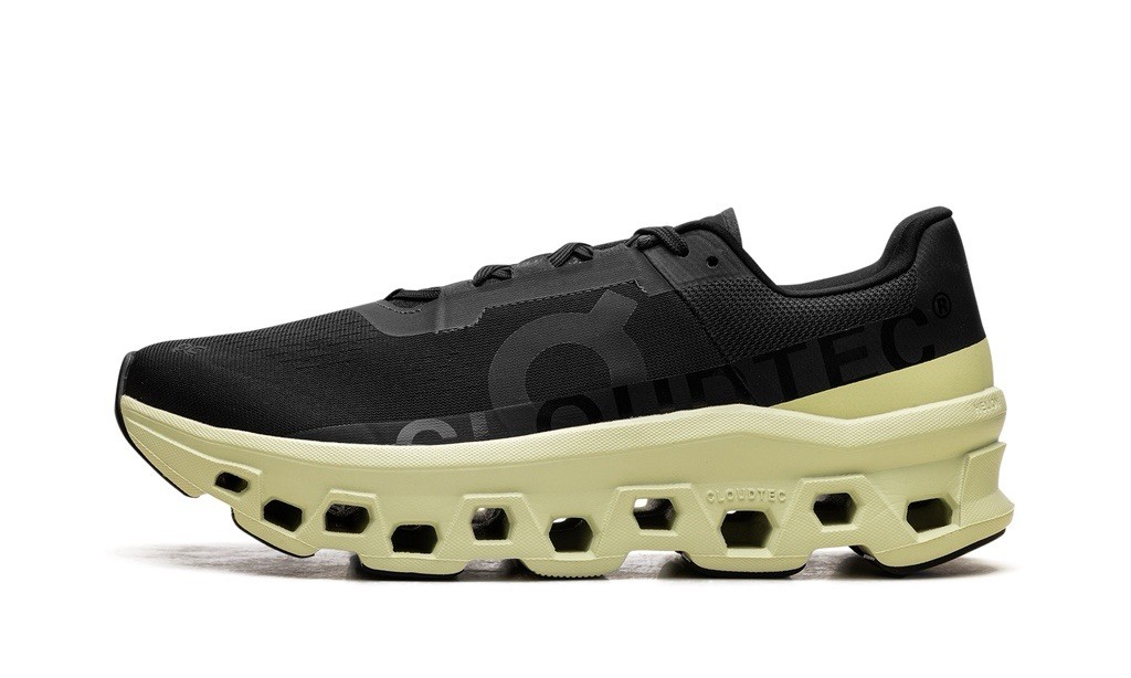 On Black/Green Cloud Cloudmonster CloudTec OC Running Shoes Men's Size 11/12