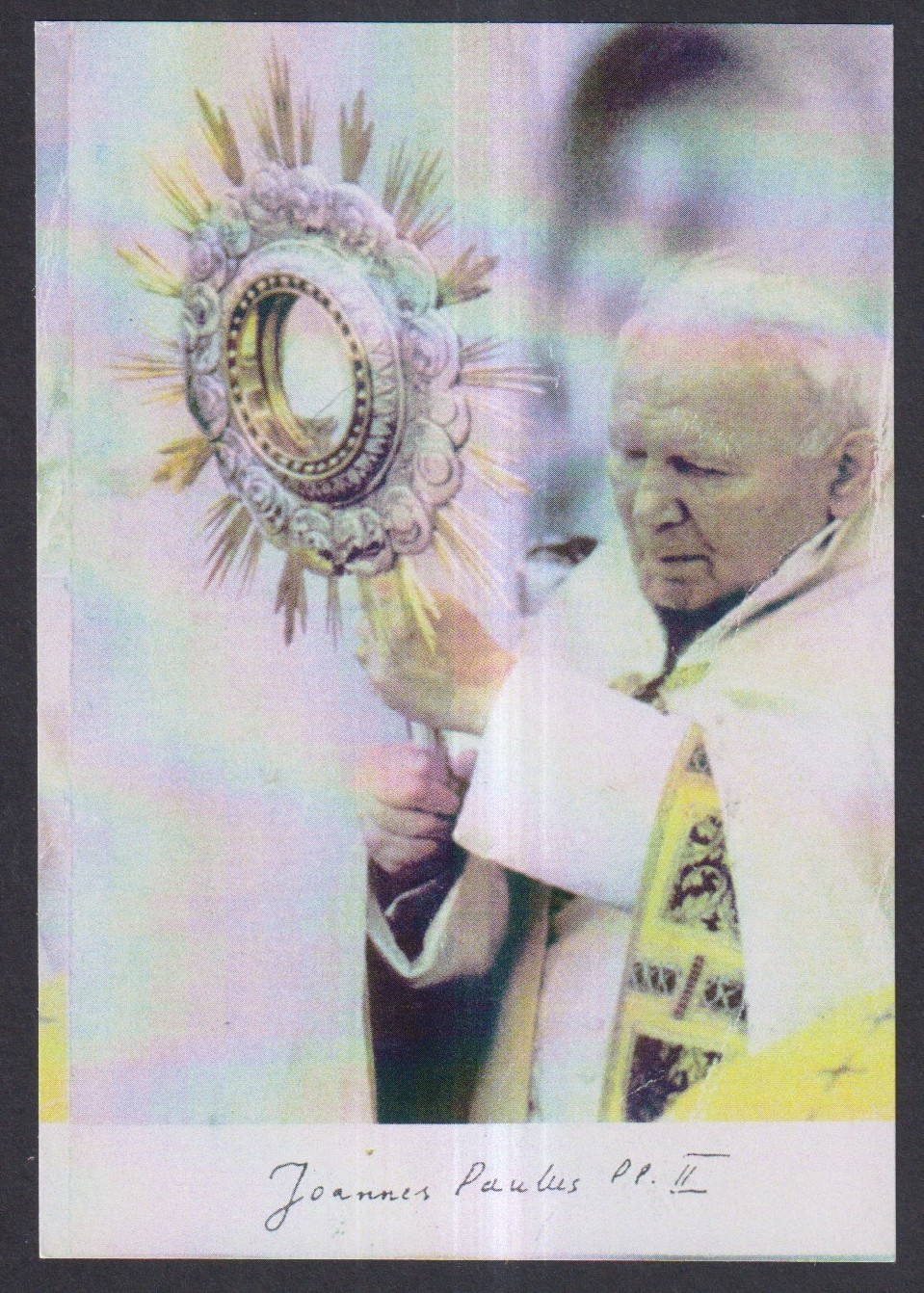 Holy card del Papa Juan Pablo II santino image pieuses estampa