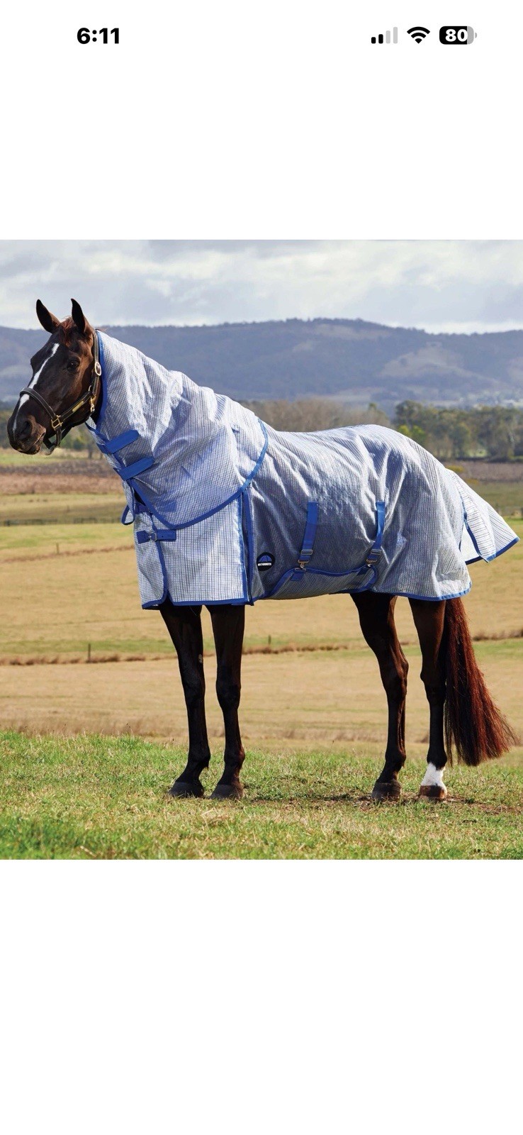 Weatherbeeta Rip shield Plus Comfitec Plus Detach A neck W/Belly wrap fly sheet
