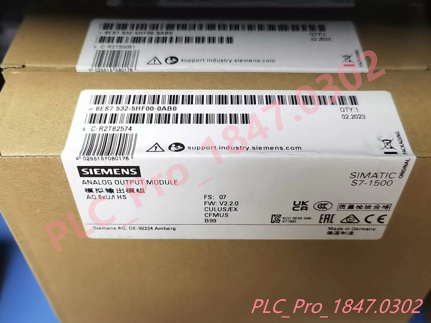 6ES7 532-5HF00-0AB0 1PCS Brand New Siemens 6ES7532-5HF00-0AB0  Fast shipment
