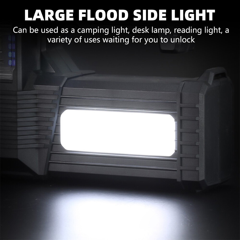 Portable Super Bright LED Searchlight Handheld Spotlight Flashlight Rechargeable