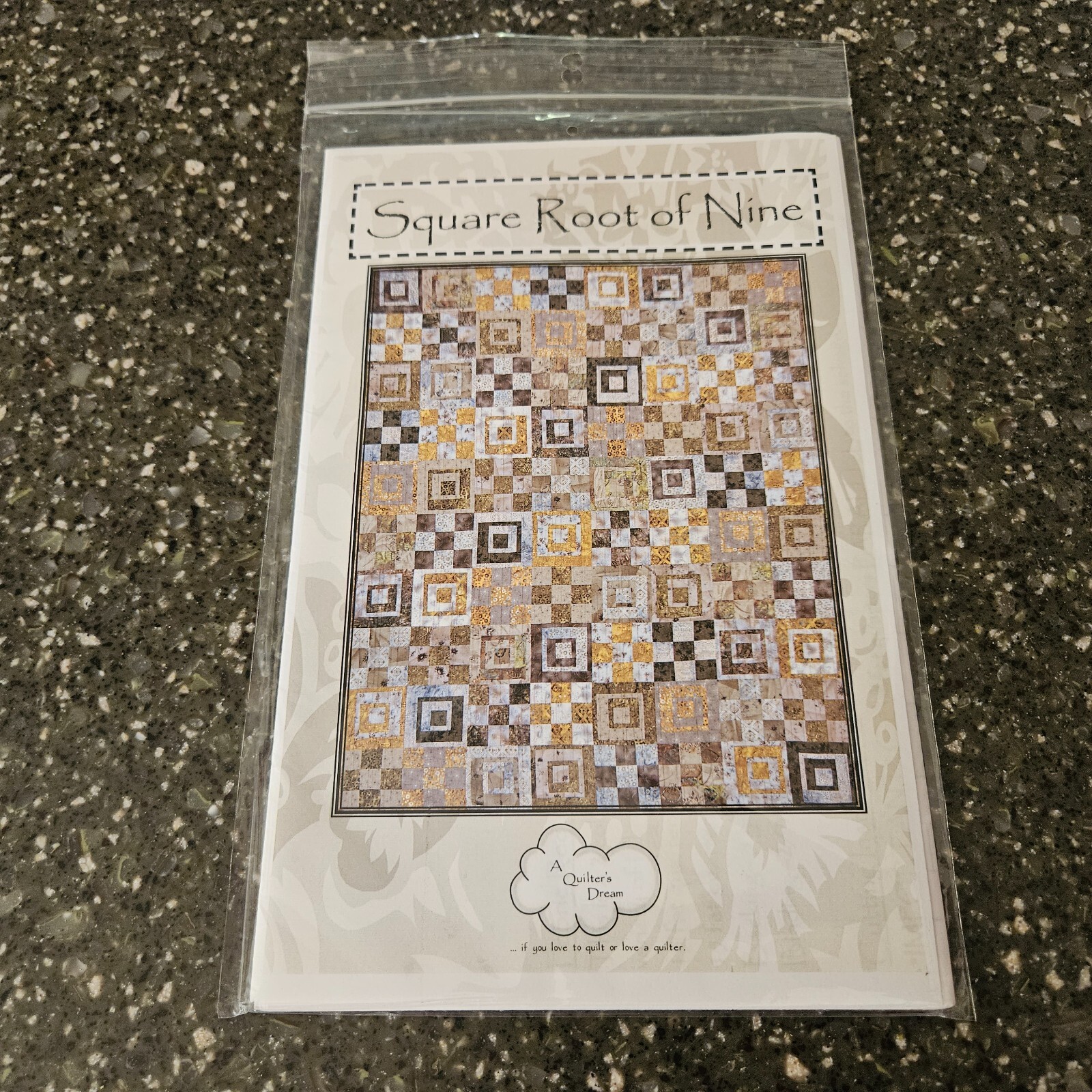 A Square Root of Nine Quilt Pattern P061 A Quilter's Dream Various Sizes