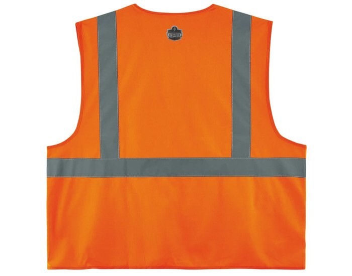 Ergodyne Unisex High-Visibility Vest Orange, 4X-5X-L 8225HL FAST FREE SHIPPING