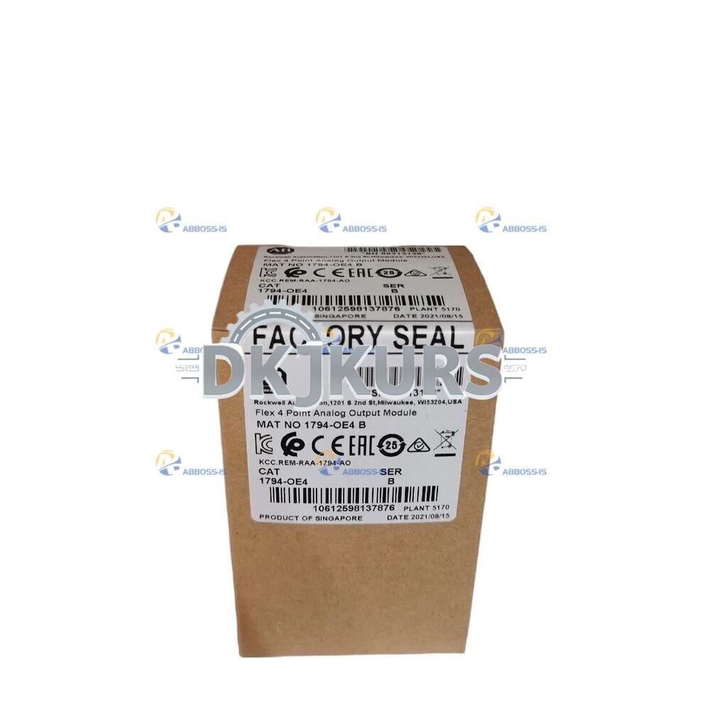 New Allen Bradley AB 1794-OE4 SER B Flex 4 Point Analog Output Module 1794OE4