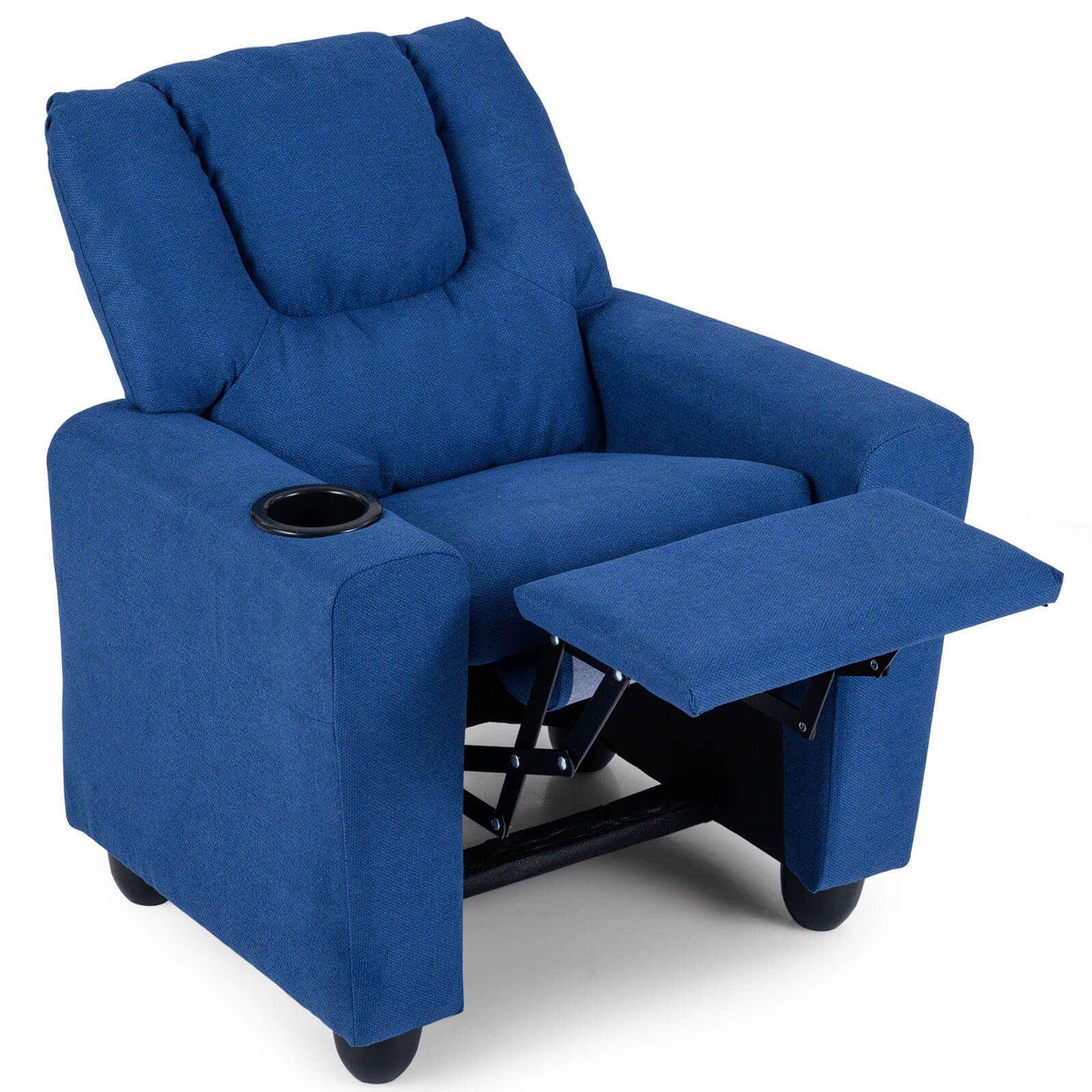 Kids Recliner w/ Cup ackrest & Footrest for Boys & GirlsHolder w/Adjustable B