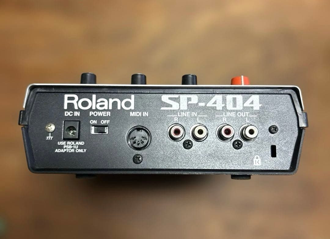 Roland SP-404 Sampler w/ AC Adapter Tested Power Issue Needs Fix