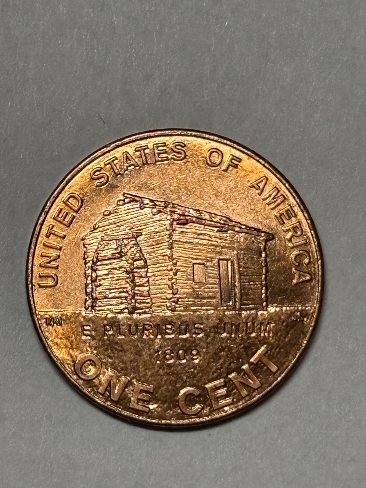 2009 D Lincoln Log Cabin Cent Copper Penny See Pics E888