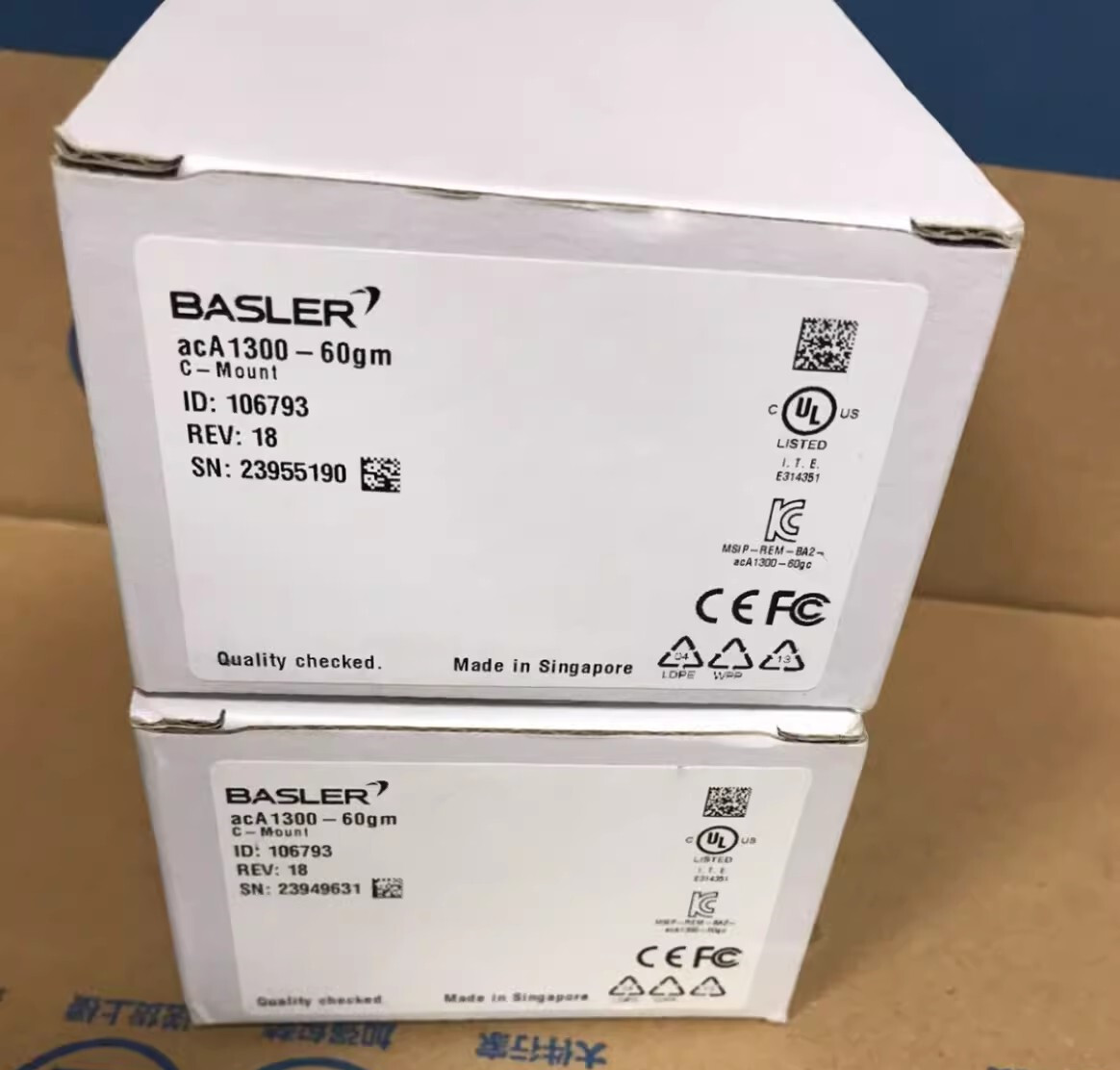 1pcs Basler acA1300-60gm Industrial Camera