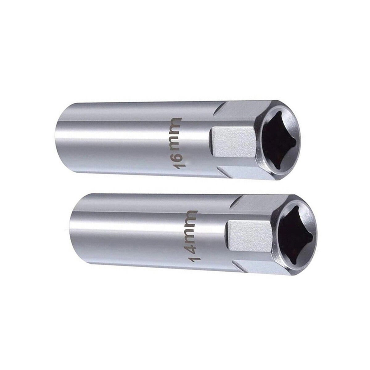 2 Pack Magnetic Spark Plug Socket 3/8 Drive 12 Point Removal Tool for BMW & MINI