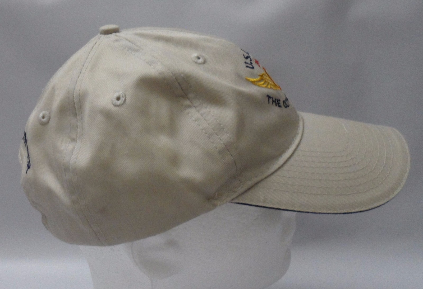 US Open 2012 Olympic Club USGA Member Adjustable Strapback Baseball Cap Beige