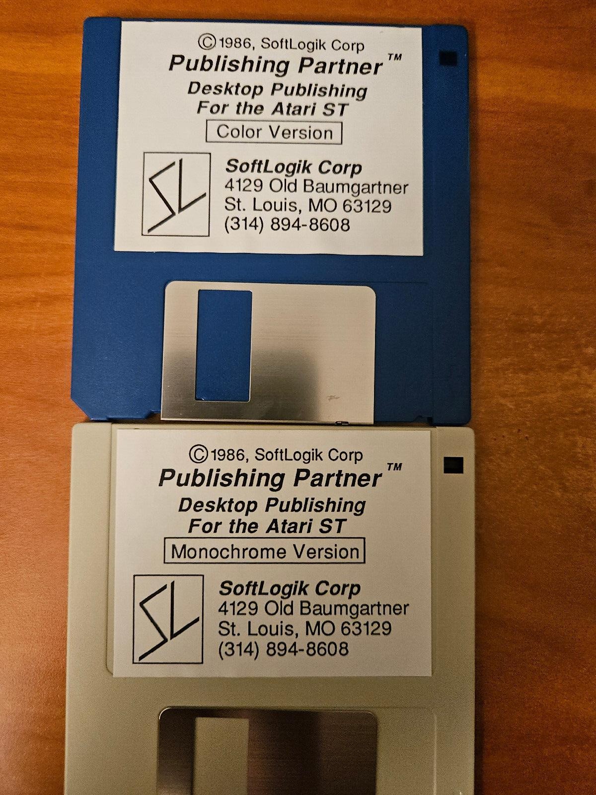 Publishing Partner by SoftLogik for Atari ST