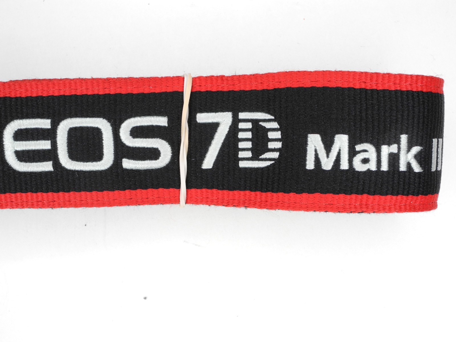 Canon EOS 7D Mark II Genuine Black / Red / White DSLR Camera Neck Strap