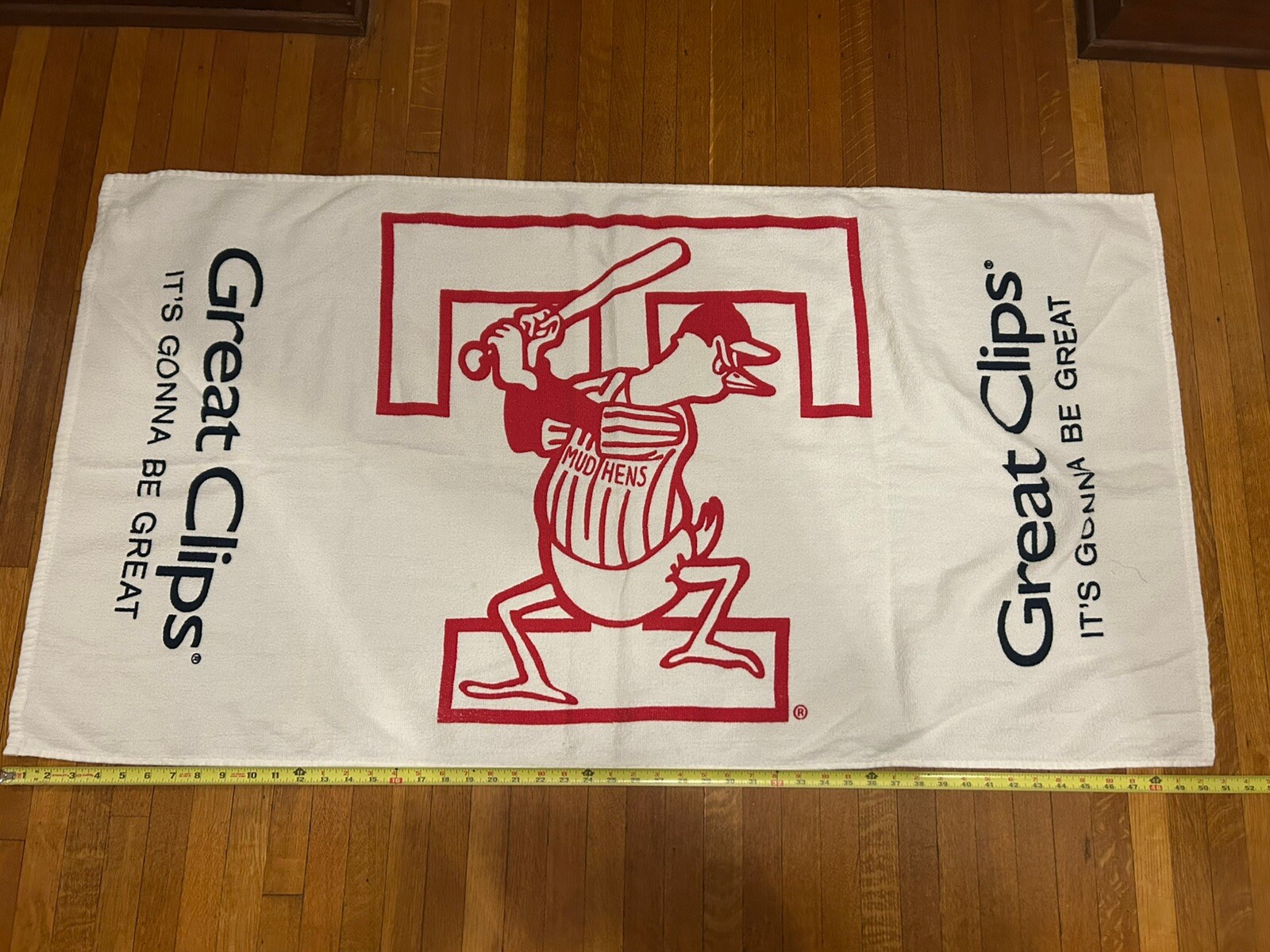 Toledo Mud Hens Beach Towel 50 X 26 - SGA 7/19/18 Great Clips